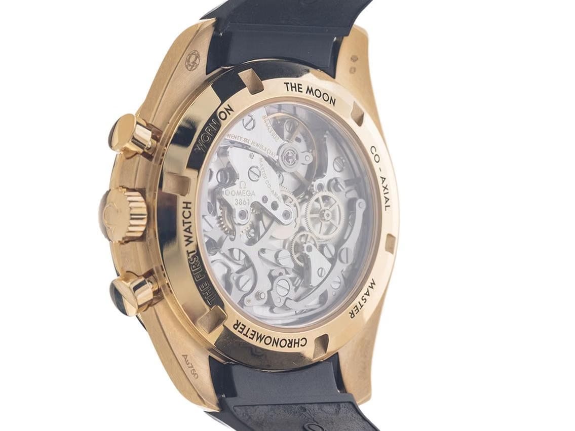Omega Speedmaster Professional Moonwatch18kt Moonshine-Gold Ref.310.62.42.50.99.001 2024 Full Set Ungetragen Speedmaster Moonwatch Professional 18kt Moonshine™-Gold Faltschließe