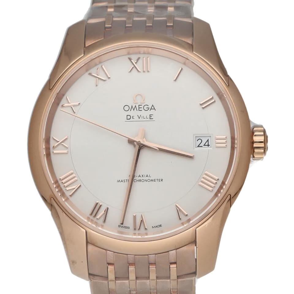 Omega De Ville Hour Vision Co-axial Master Chronometer 43350412102001 18k Sedna Gold 41 mm