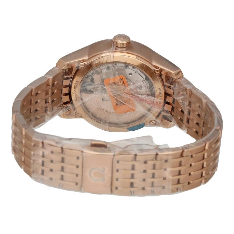 Omega De Ville Hour Vision Co-axial Master Chronometer 43350412102001 18k Sedna Gold 41 mm