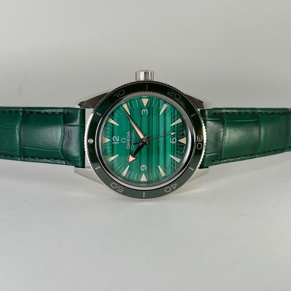Omega Seamaster 300 Co-Axial Master Chronometer - Platinum Malachite - 234.93.41.21.99.001