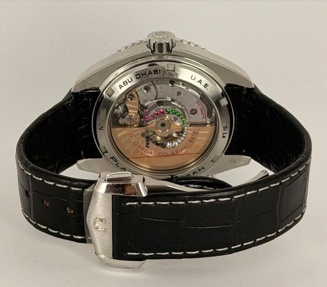 Omega Seamaster Planet Ocean600 M Co-axial Gmt Limited Edition Abu Dhabi Box Accesories and Omega Archive