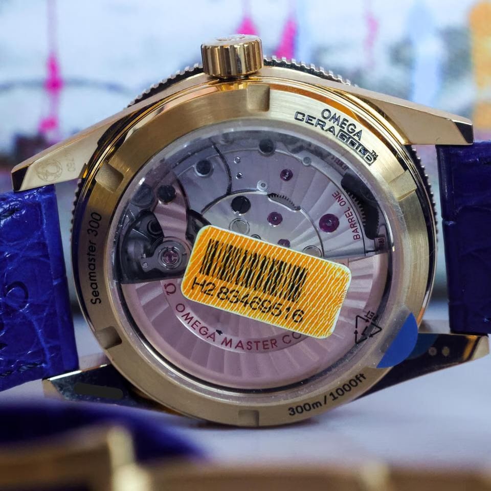 Omega Seamaster 30018k YG Lapis 234.63.41.21.99.002 LNIB 2023 41mm Full Set