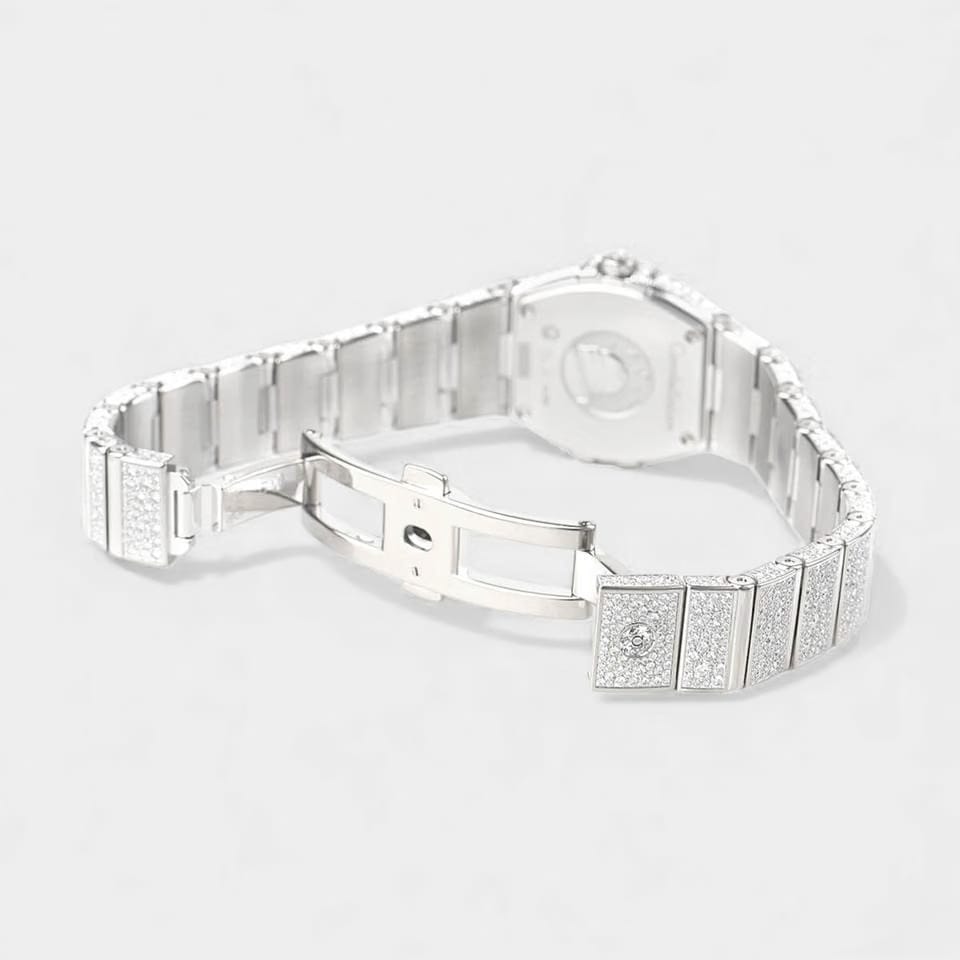 Omega Constellation Quartz Diamonds / White gold / 24 mm / 123.55.24.60.55.010