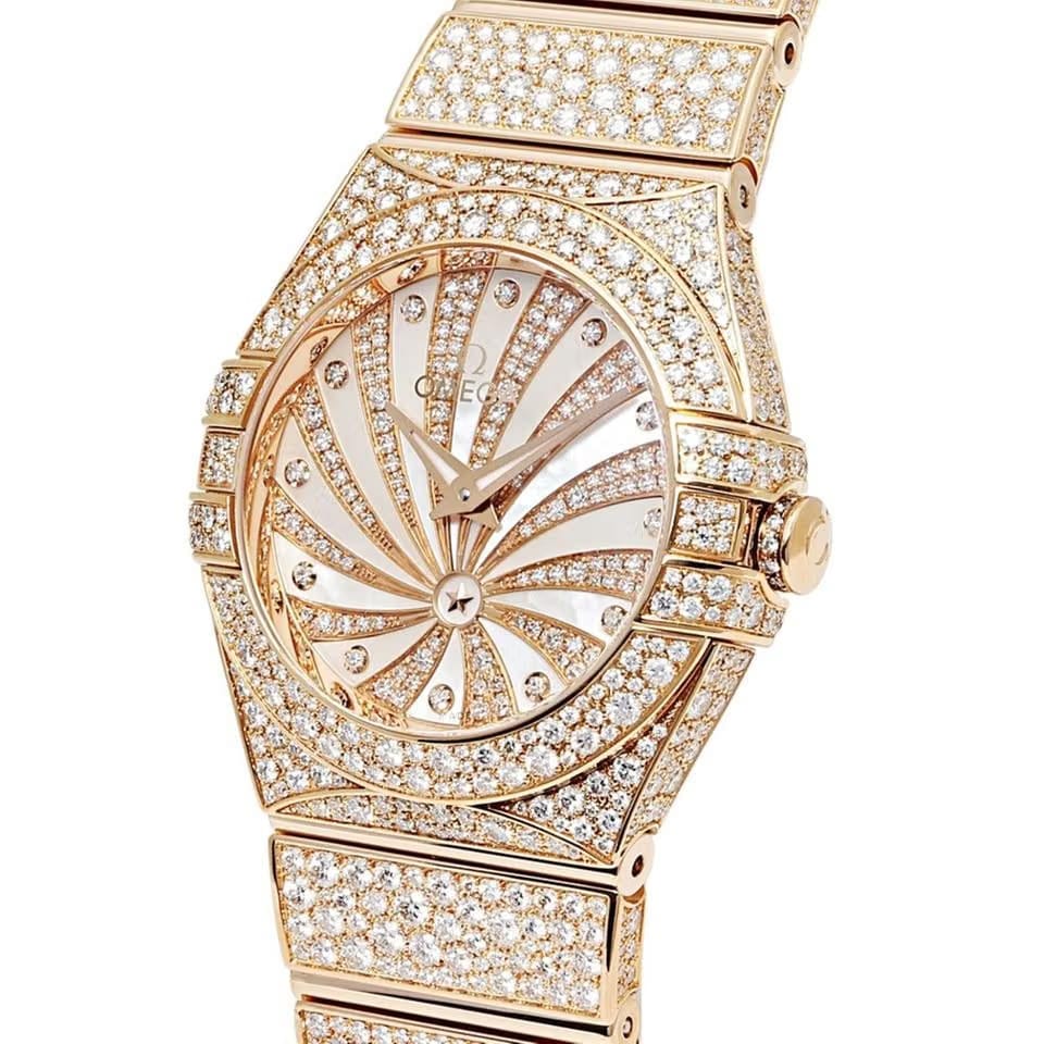 Omega Constellation Quartz123.55.27.60.55.009 Quartz Red Gold New
