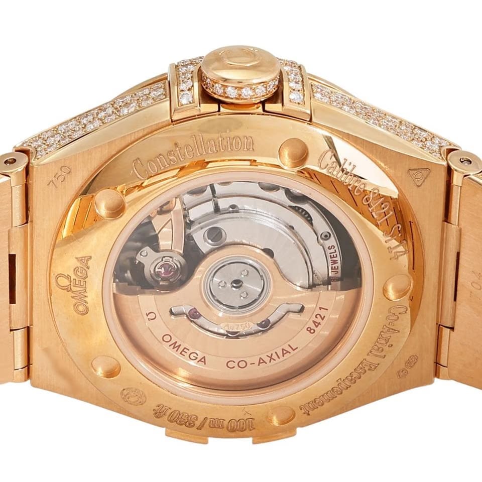 Omega Constellation Ladies123.55.31.20.55.006 Automatic Red Gold New