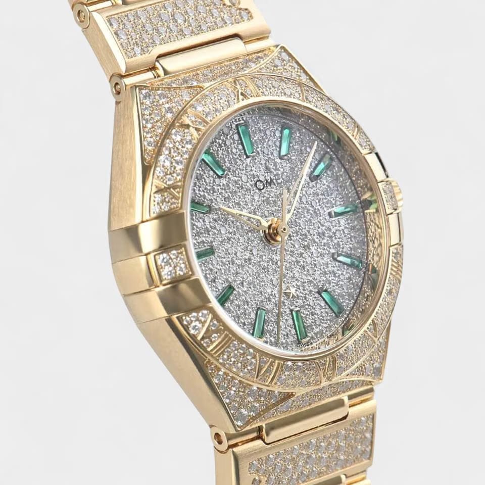 Omega Constellation Diamonds / Yellow gold / 29 mm / 131.55.29.20.99.002
