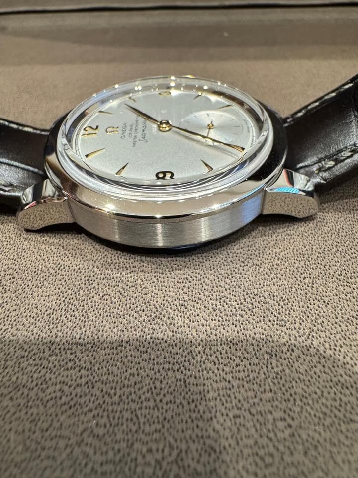 Omega Seamaster 1948 Platinum 38 mm platinum on leather strap Limited Edition timepiece