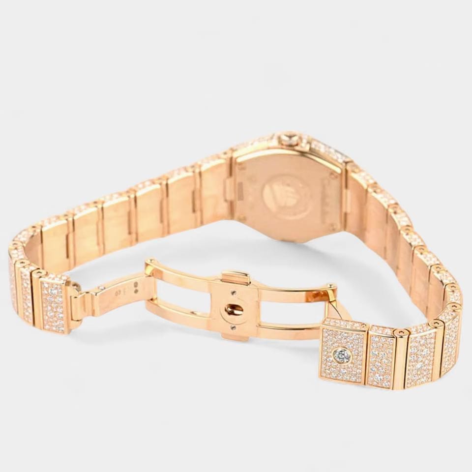 Omega Constellation Quartz Diamonds / Red Gold / 24mm / Box&Papers / 123.55.24.60.55.0
