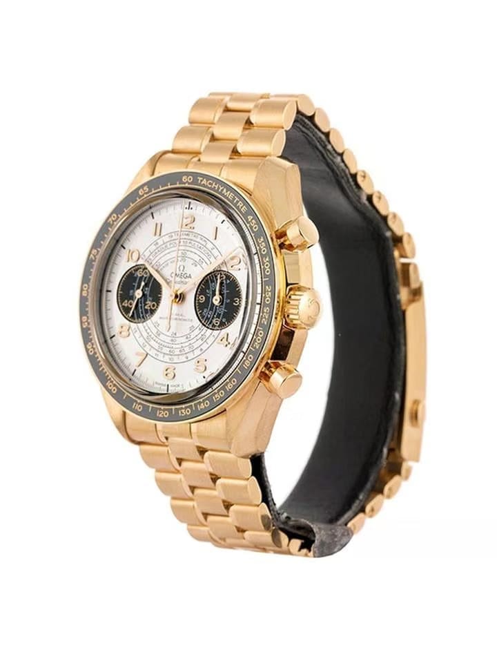 Omega Speedmaster Chronoscope43 MM IN ORO MOONSHINE 18 KT GIOCHI OLIMPICI REF. 522.60.43.51.02.001