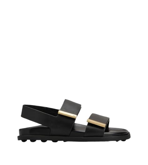 Tod's Sandals in Leather BLACK