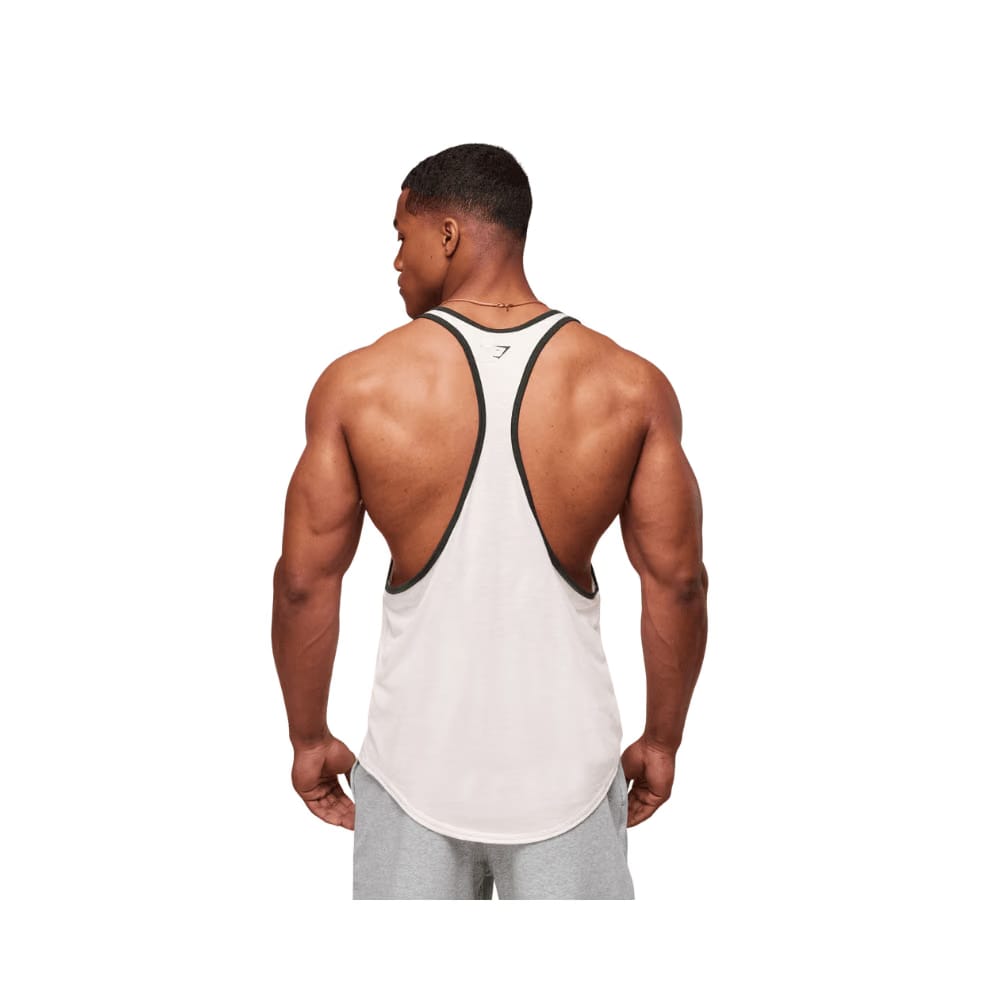 GymShark GSLC Ringer Stringer Soft White