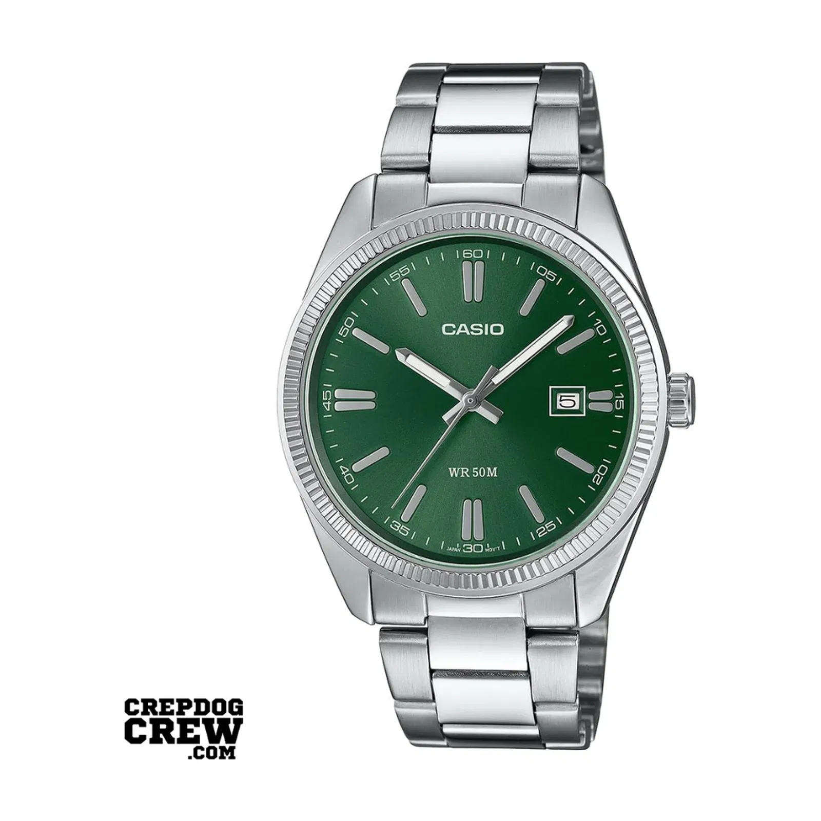 Casio Enticer Men Analog Green Dial Men MTP-1302PD-3AVEF