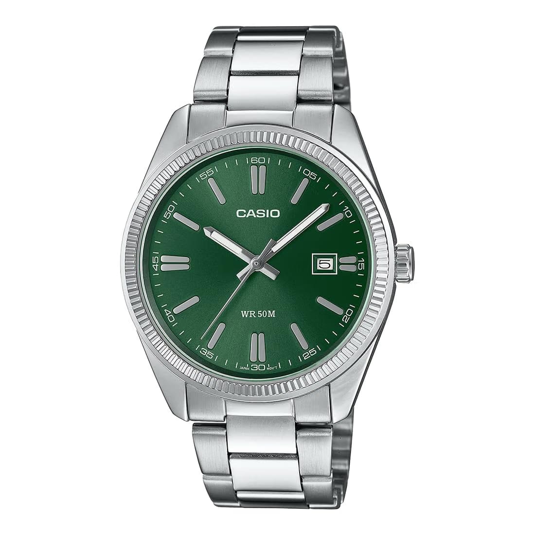 Casio Enticer Men Analog Green Dial Men MTP-1302PD-3AVEF