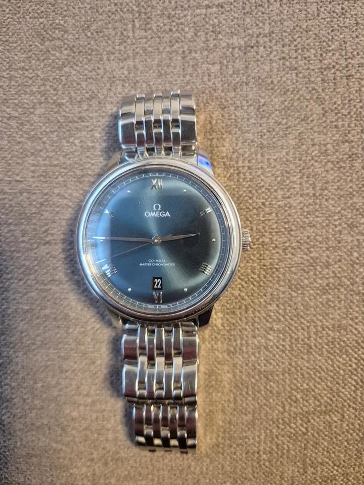 Omegamaster chronometer Blue dial almost new