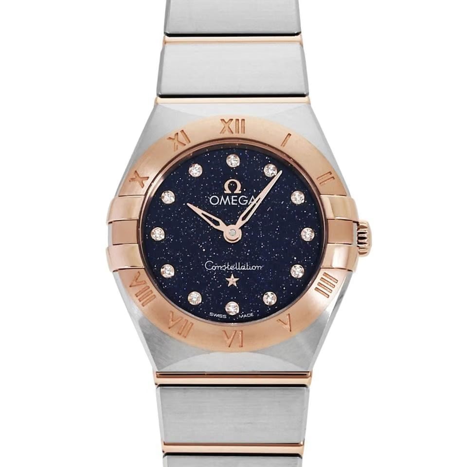 Omega131.20.25.60.53.002 Quartz Gold/Steel New