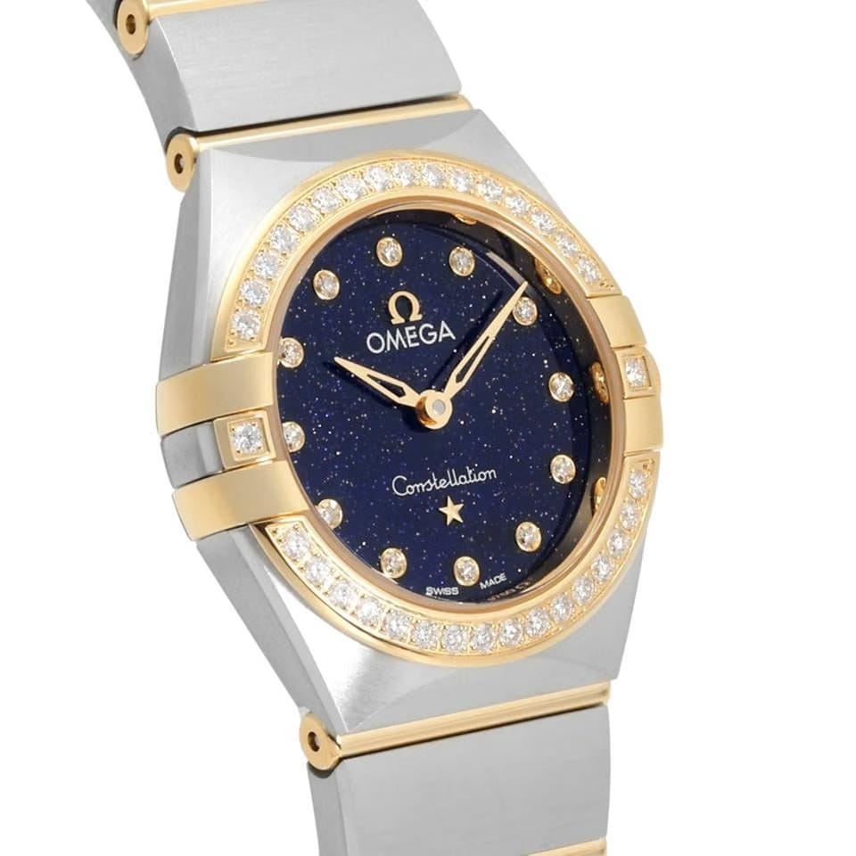 Omega131.25.25.60.53.001 Quartz Gold/Steel New