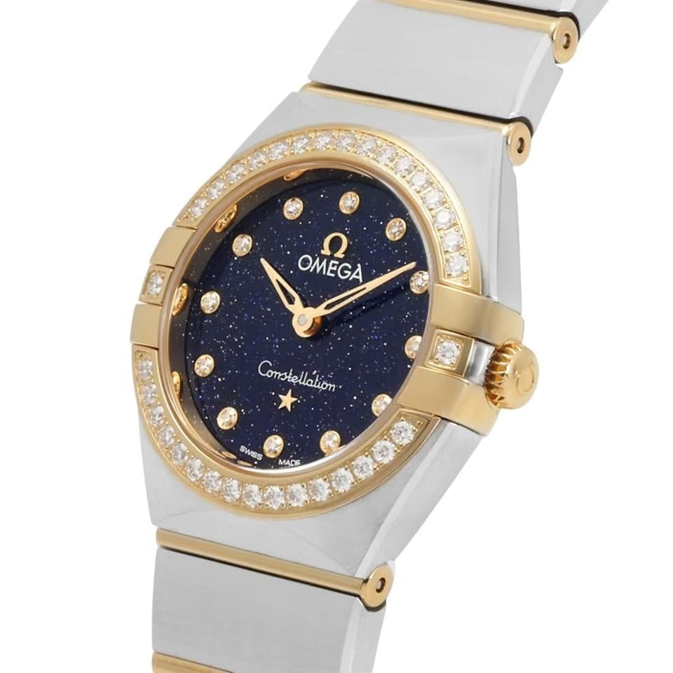 Omega131.25.25.60.53.001 Quartz Gold/Steel New