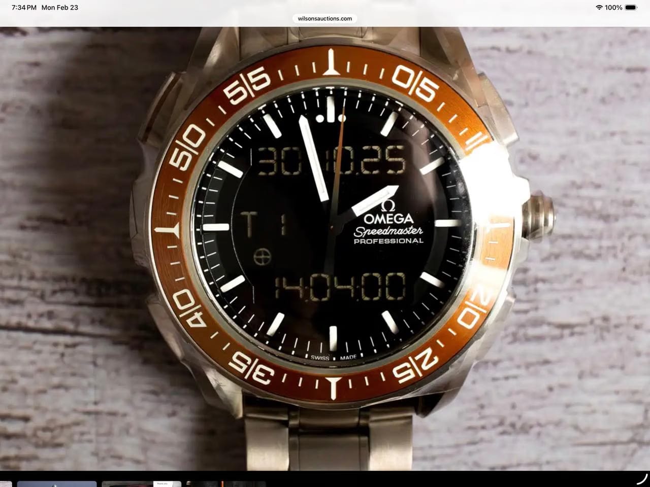 Omega319.90.45.79.01.003 Original box and papers