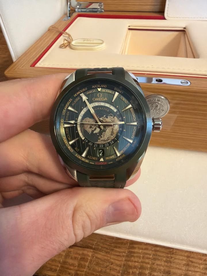 Omega Terra 150m Co‑axial Master Chronometer Aqua Omega Aqua Terra Worldtimer
