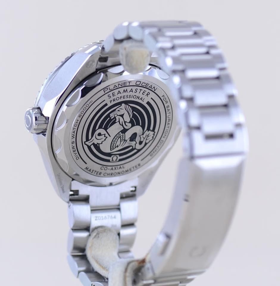 Omega Seamaster Ultra Deep White Dial O‑MEGASTEEL‑Band 45,5mm 6000 Meter Diver B+P