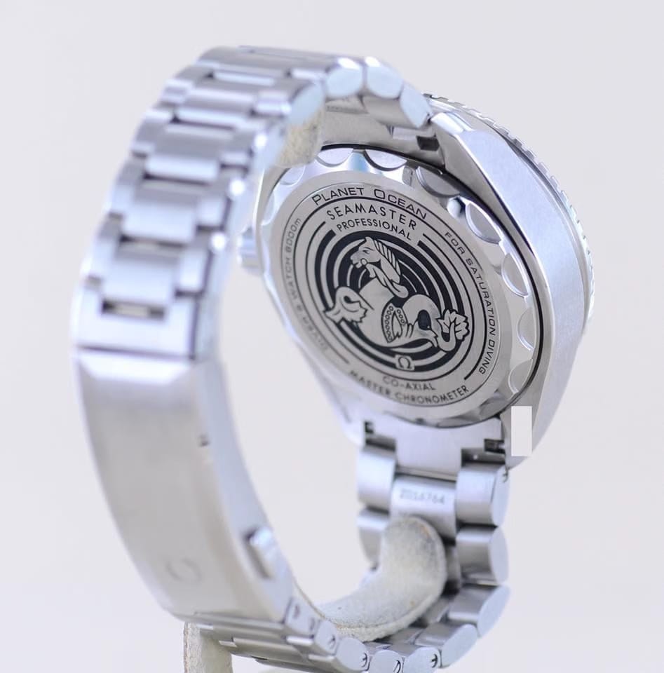 Omega Seamaster Ultra Deep White Dial O‑MEGASTEEL‑Band 45,5mm 6000 Meter Diver B+P