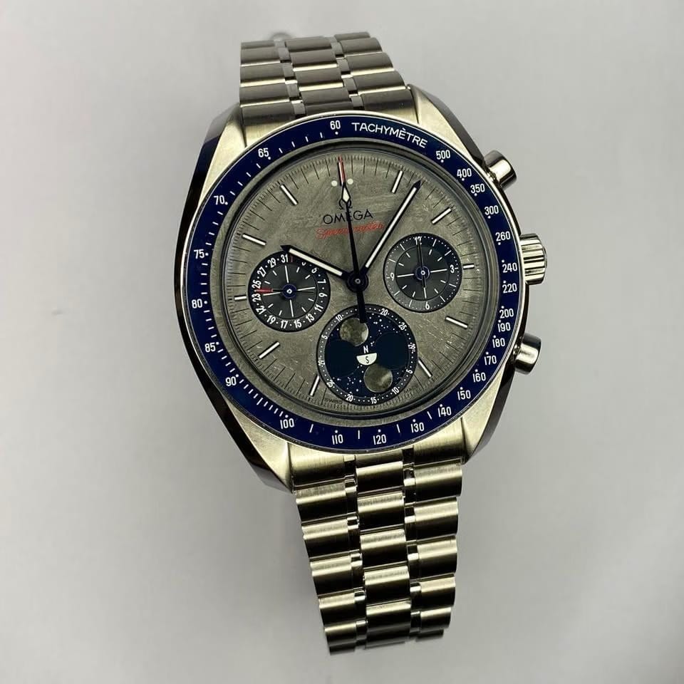 Omega Speedmaster Moonphase Meteorite
