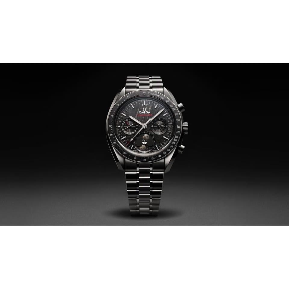 Omega Two counters Speedmaster Moonphase Co-Axial Master Chronometer Chronograph 43mm Steel on Steel - 304.30.43.52.01.001