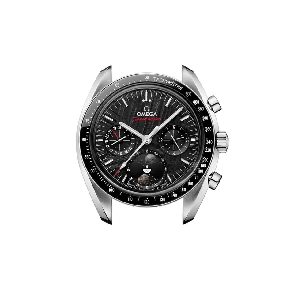 Omega Two counters Speedmaster Moonphase Co-Axial Master Chronometer Chronograph 43mm Steel on Steel - 304.30.43.52.01.001