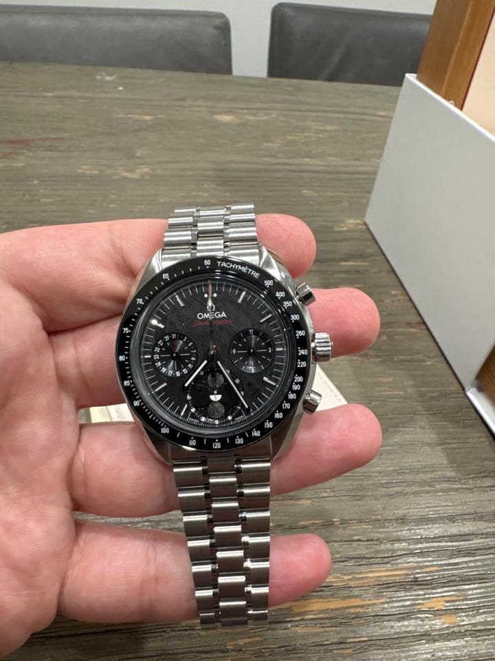 Omega Speedmaster moonphase meteorite omega speedmaster moonphase meteorite