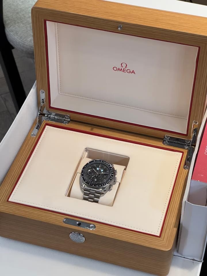 Omega Speedmaster Moonphase 43mm Meteorite