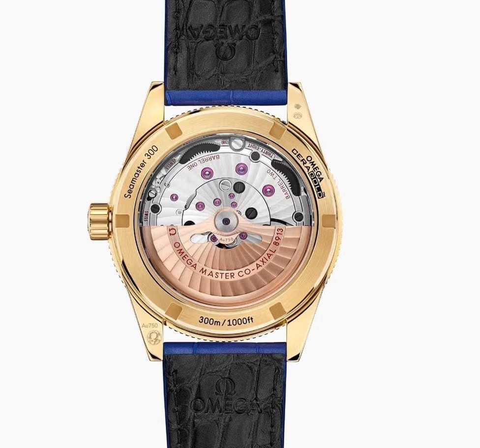 Omega300 Co-Axial Master Chronometer 41mm Lapis Lazuli Dial NEW UNWORN