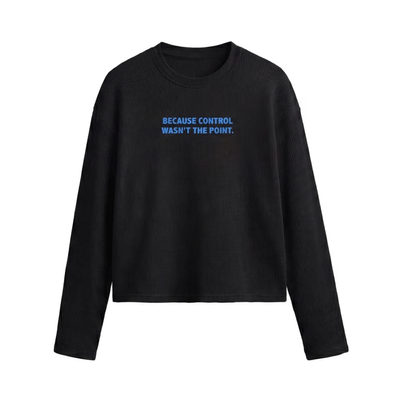 Forfksake Absolut 00 Waffle Long Sleeve Black