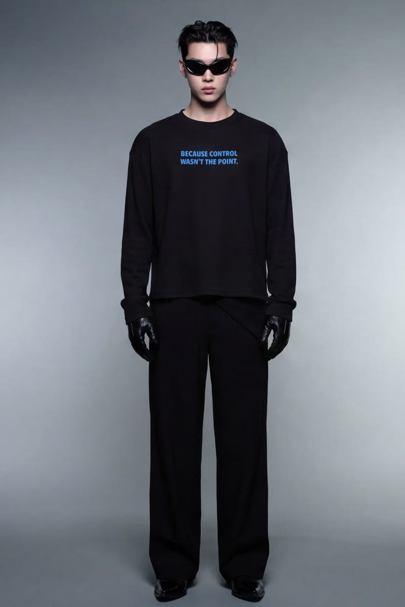 Forfksake Absolut 00 Waffle Long Sleeve Black