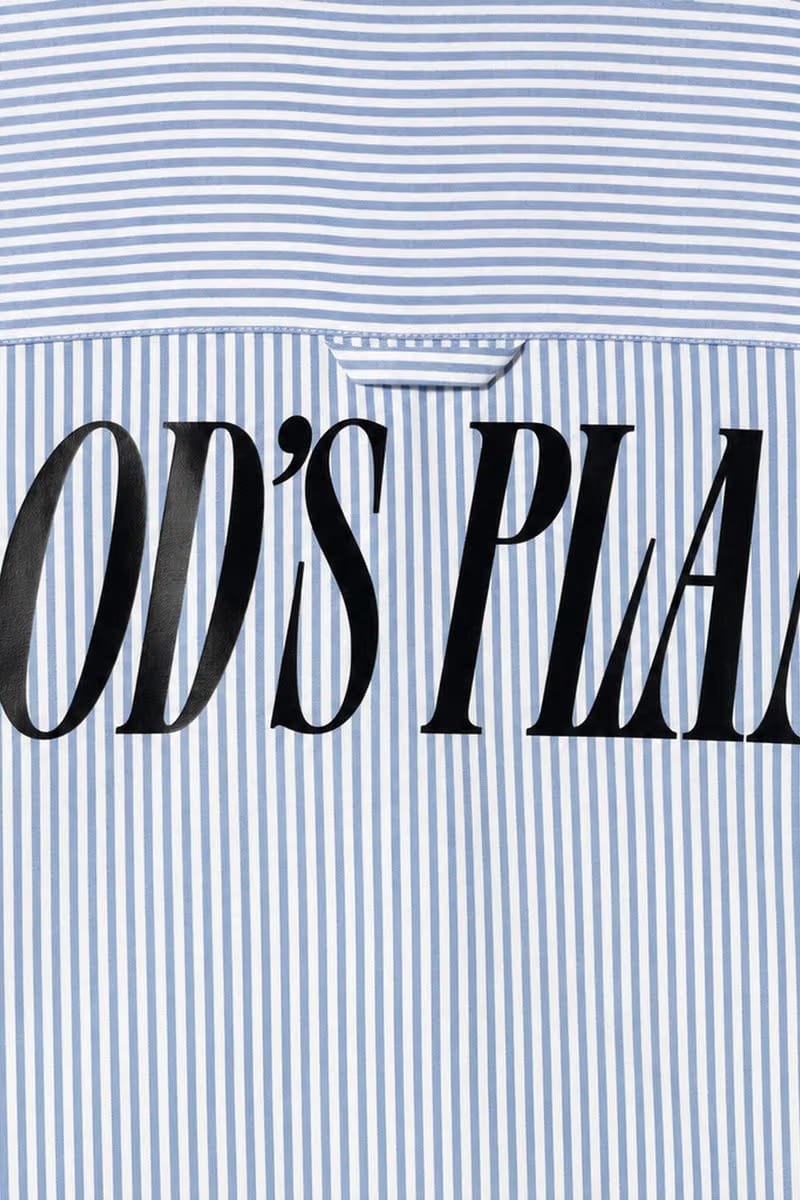 Forfksake God's Plan Blue Striped Shirt