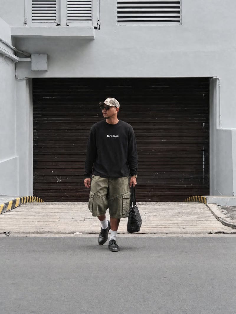 Forfksake Little Fucked Up Waffle Long Sleeve Black