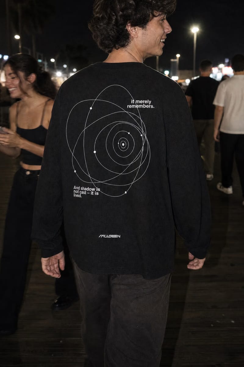 Myugen Orbit Waffle Long Sleeve Black