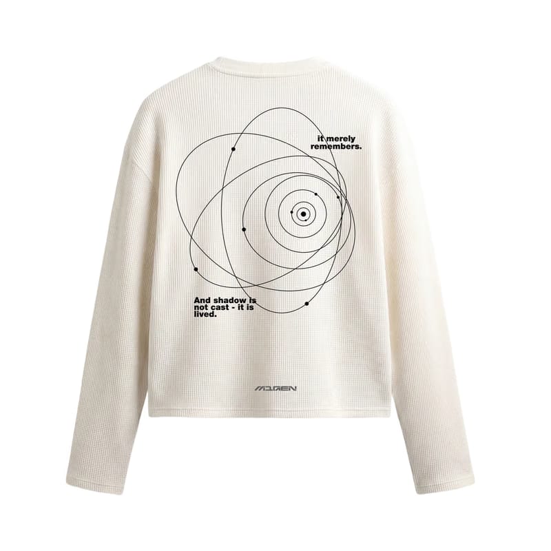 Myugen Orbit Waffle Long Sleeve Off White