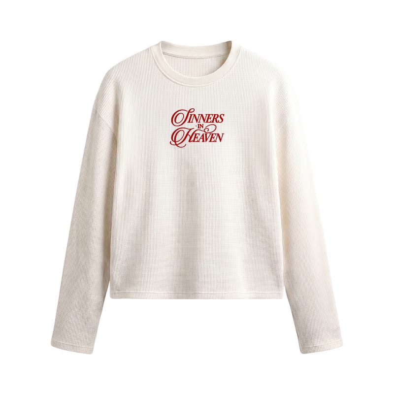 Myugen Sinners In heaven Waffle Long Sleeve Off White