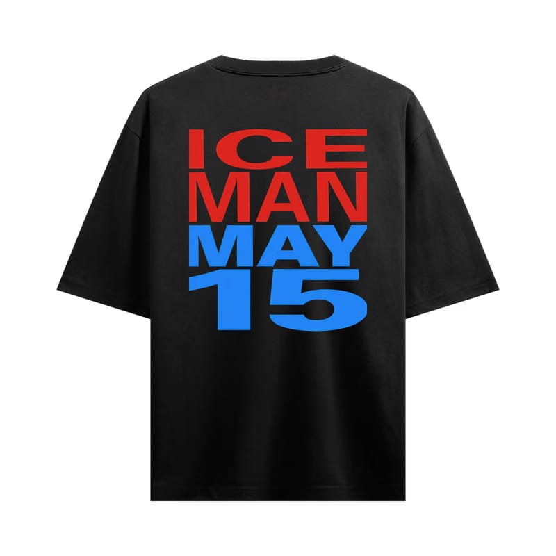 Myugen Iceman May 15 Oversized T-Shirt Black