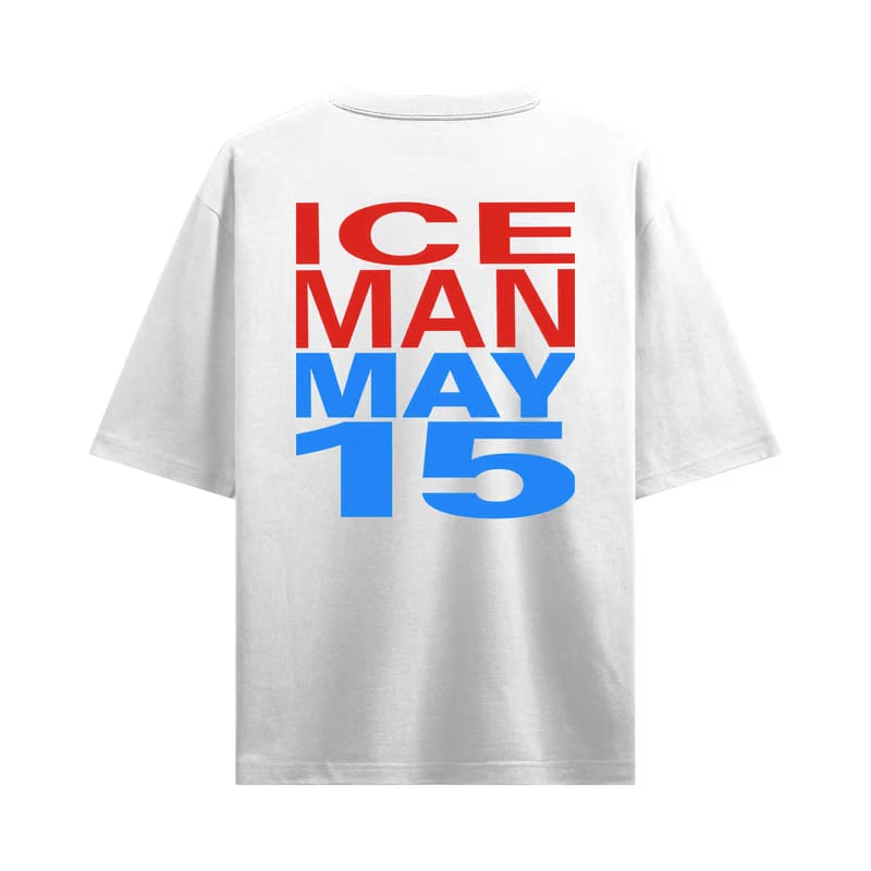Myugen Iceman May 15 Oversized T-Shirt White