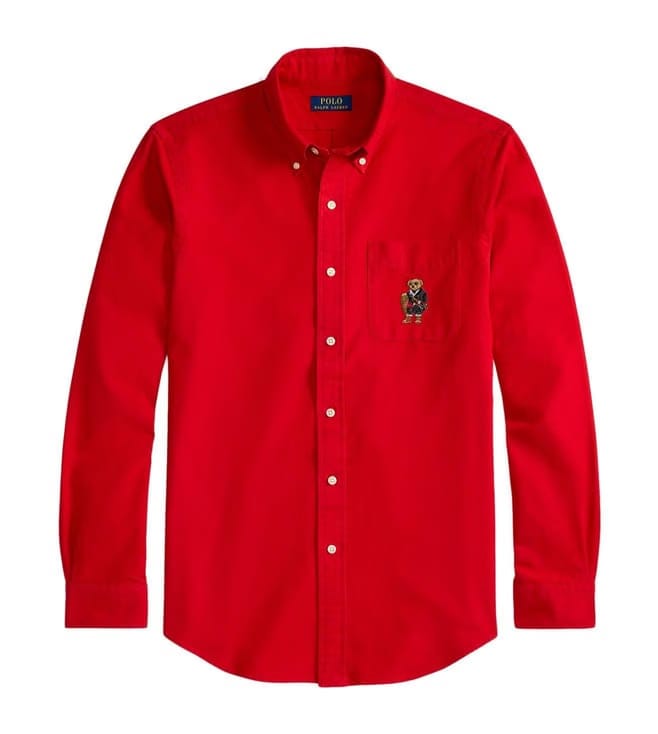 POLO RALPH LAUREN Red Graphic Regular Fit Shirt