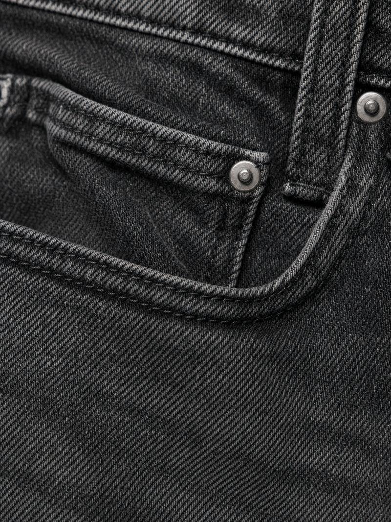 Myugen Hanae Embroidered Denim — Black (Limited Edition)