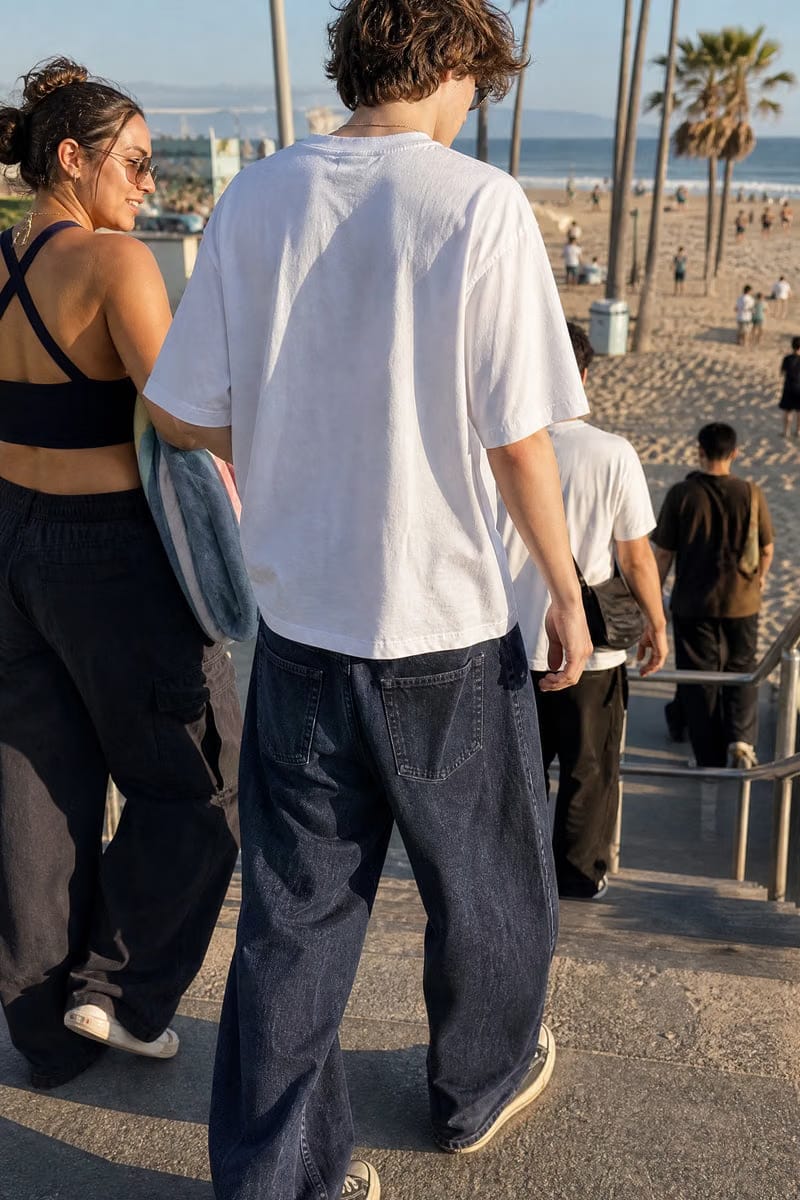 Off Supply Gilded Crane Embroidered Denim — Limited Edition