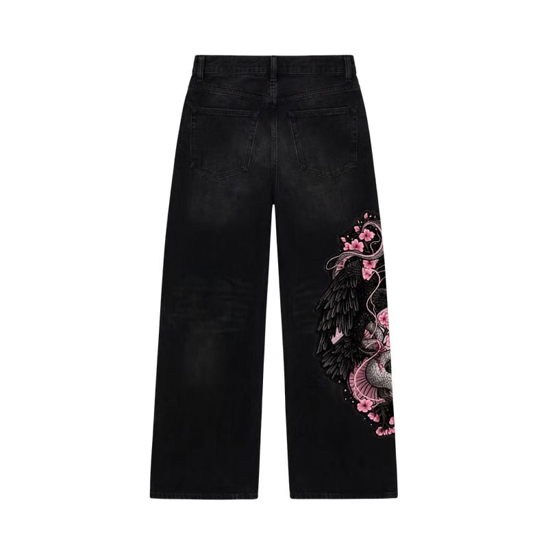 Off Supply Nocturne Bloom Embroidered Denim — Limited Edition