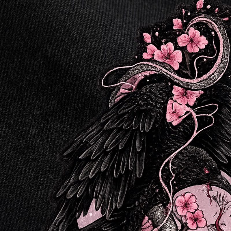 Off Supply Nocturne Bloom Embroidered Denim — Limited Edition
