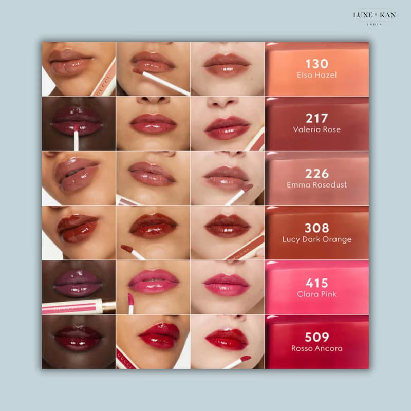 Gucci Glow Oil-In-Water Tint Liquid Lipstick (Various Shades)