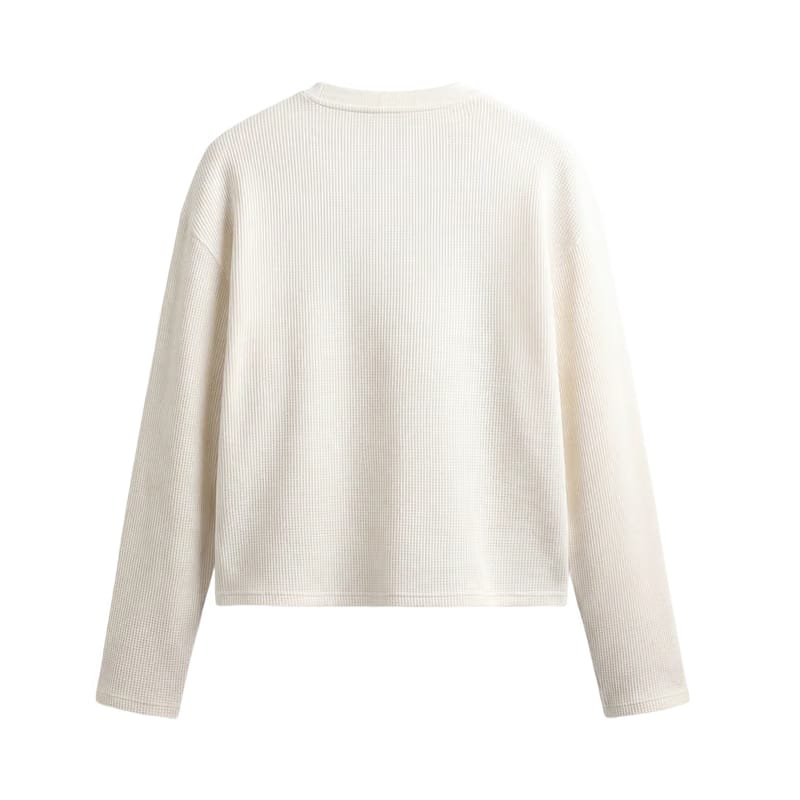 Blacklist Bear Classic Waffle T-Shirt Off White 2.0