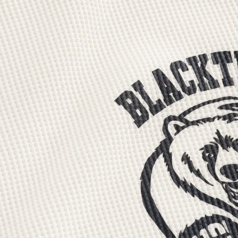 Blacklist Bear Classic Waffle T-Shirt Off White 2.0