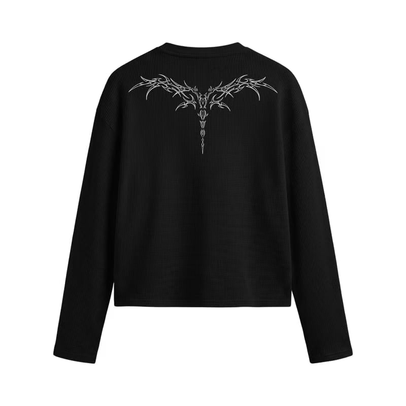 Blacklist Classic Noir Waffle T-Shirt Black