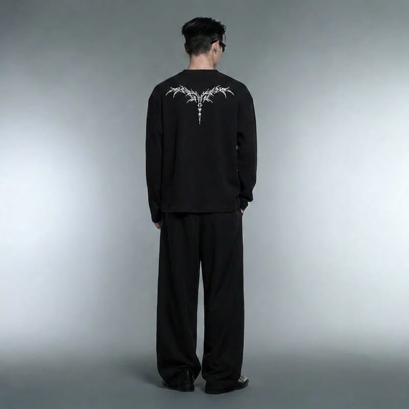 Blacklist Classic Noir Waffle T-Shirt Black